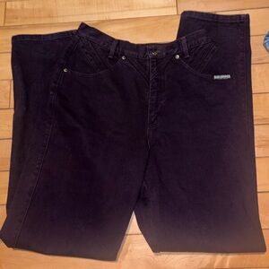 Vintage Roughrider dark Purple/burgundy straight leg pants